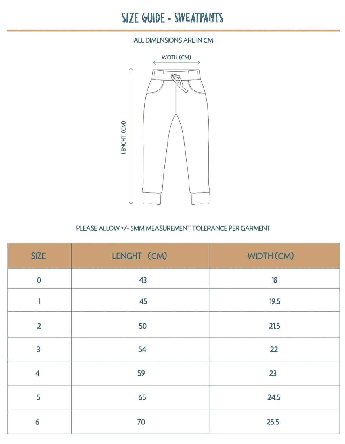 Beige kids track pants with two side pockets for everyday outdoor play - Stick Hunters