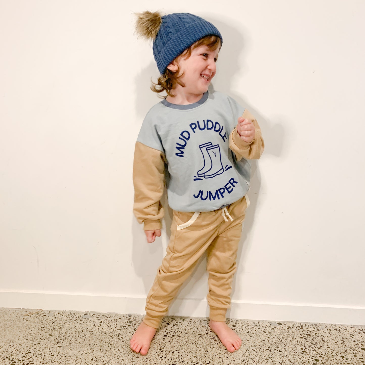 SWEATSHIRTS - MUD PUDDLE JUMPER - BLUE