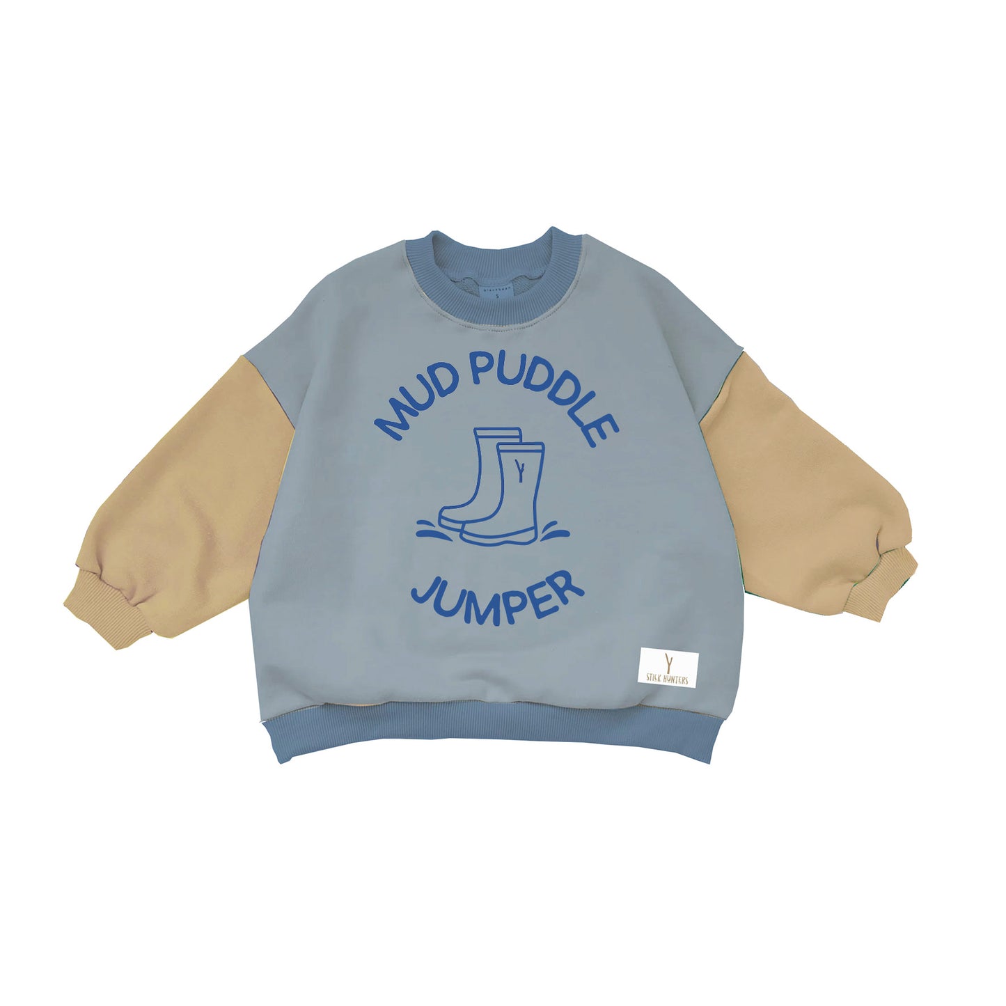 SWEATSHIRTS - MUD PUDDLE JUMPER - BLUE