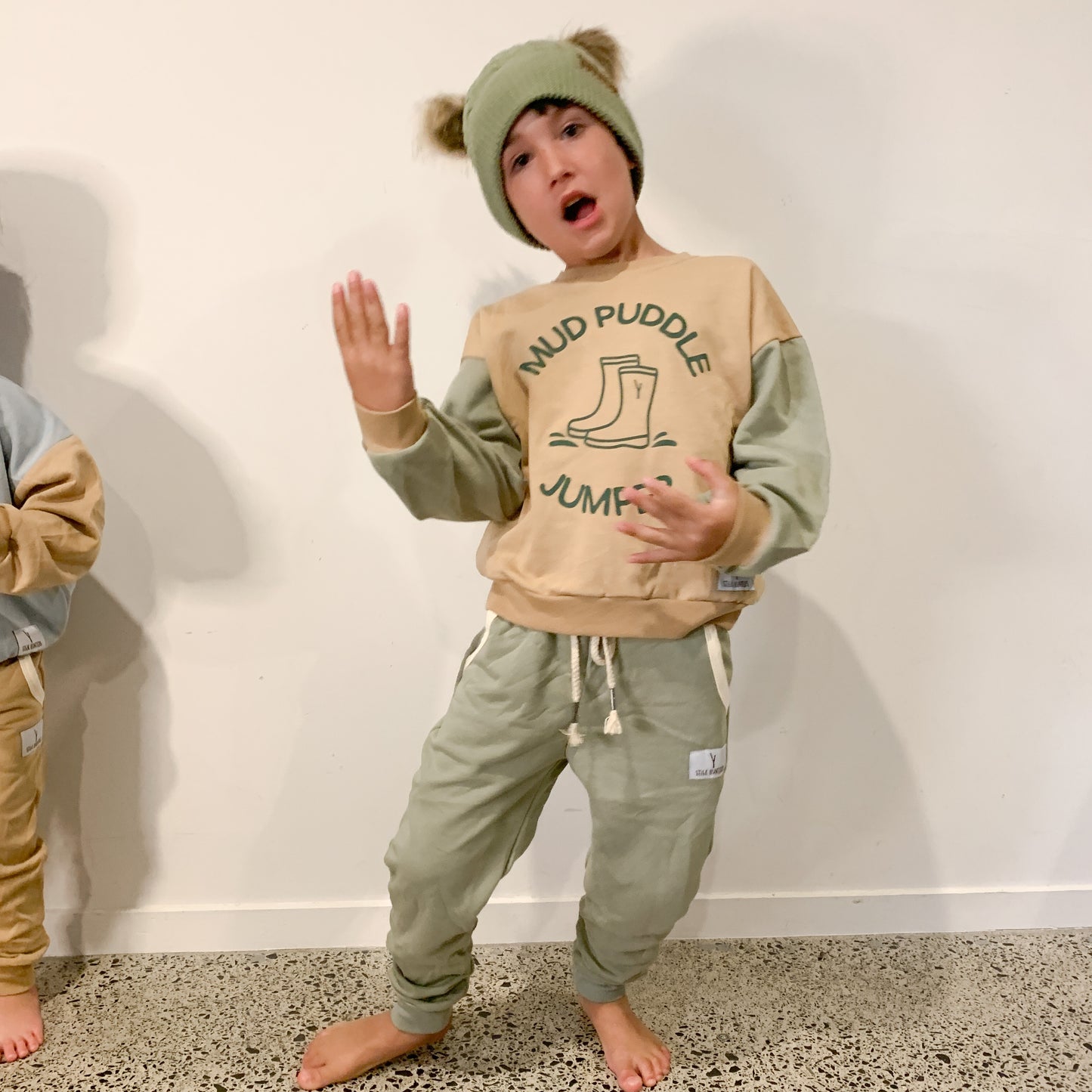 SWEATSHIRTS - MUD PUDDLE JUMPER - GREEN