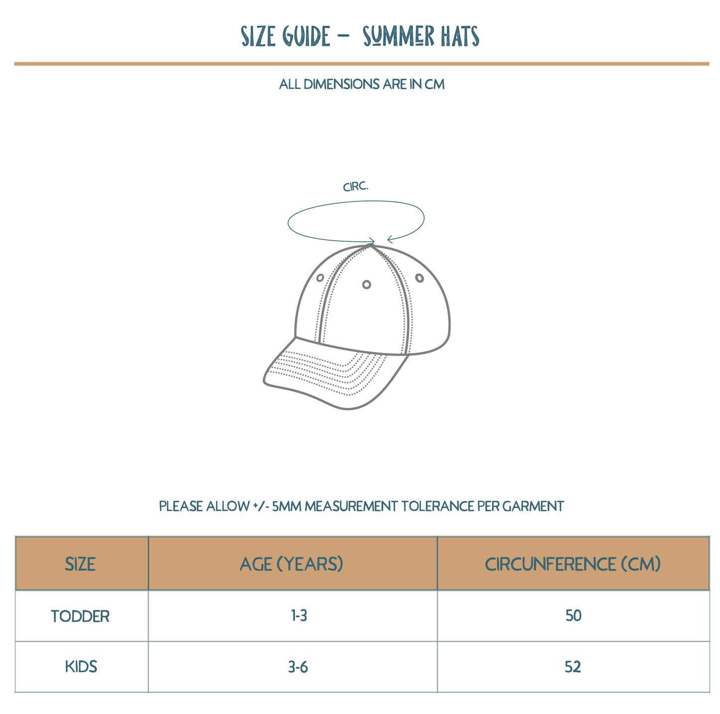 TODDLER AND KIDS SNAPBACK HAT - CLASSIC PATTERN