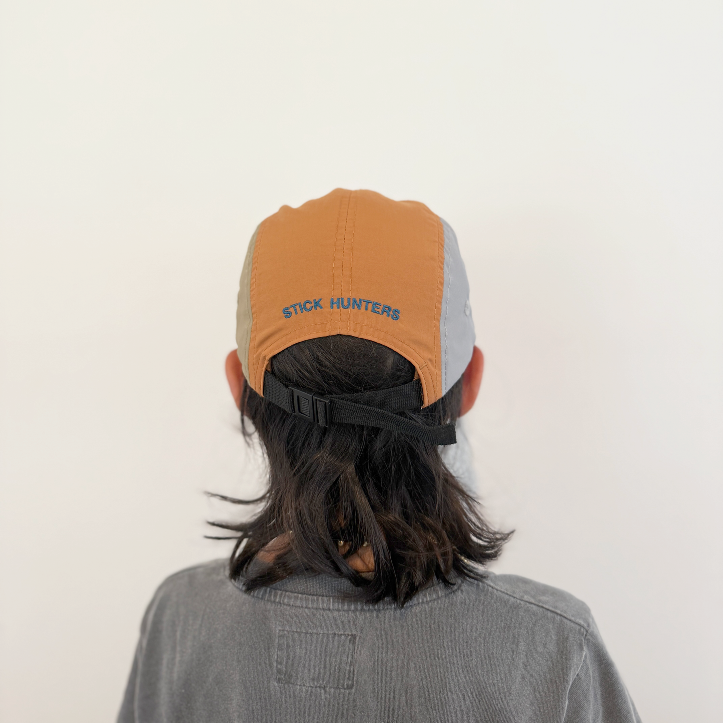 MATCHY MATCHY FAMILY 5 PANELS NYLON HAT - EARTHY BLUE