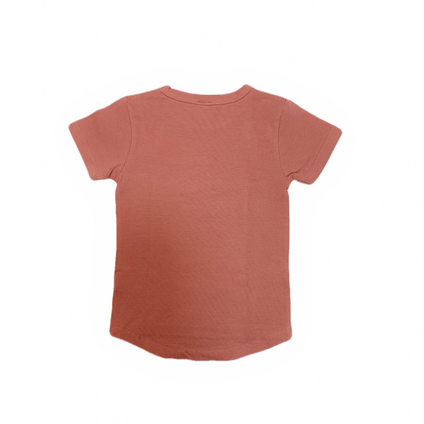 MUD PUDDLE JUMPER LONG BACK TEE - RUST