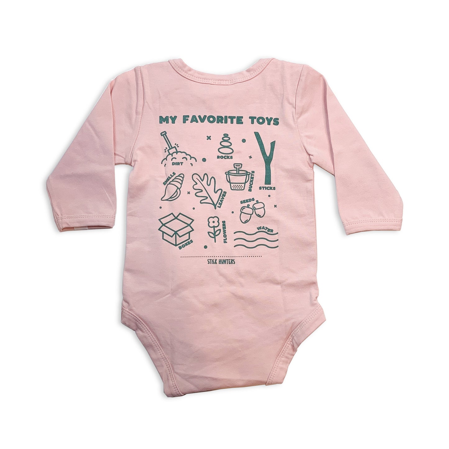 TOYS LONG SLEEVE BODY - PINK