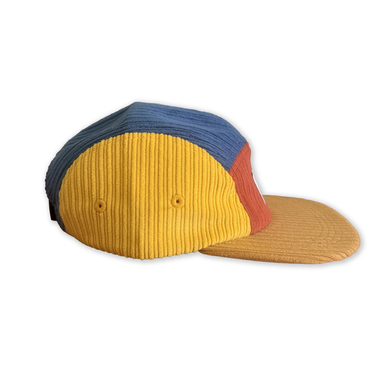 KIDS & FAMILY CORDUROY 5 PANEL HAT - PRIMARY COLOURS