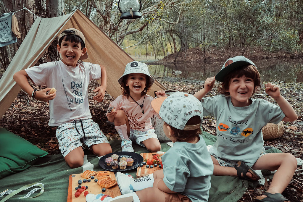 TODDLER AND KIDS BUCKET HAT - CLASSIC PATTERN