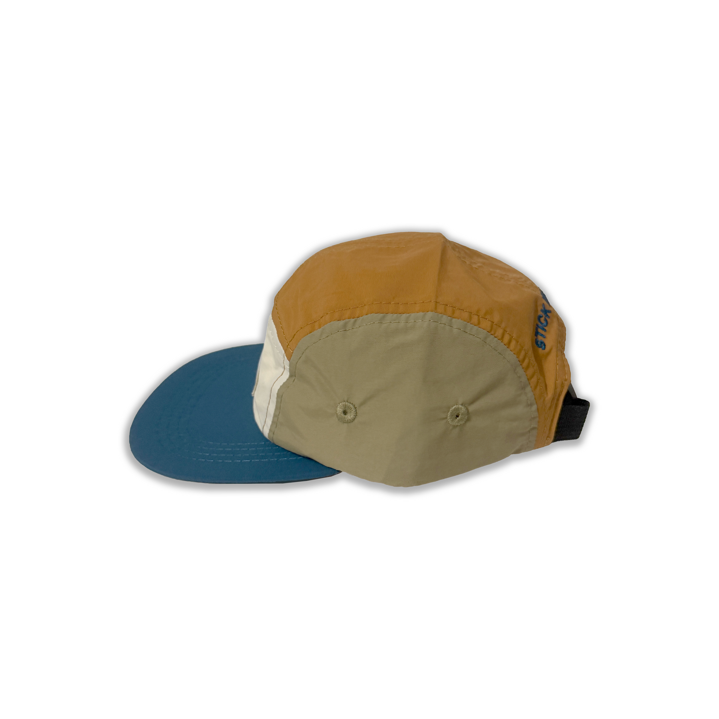 MATCHY MATCHY FAMILY 5 PANELS NYLON HAT - EARTHY BLUE