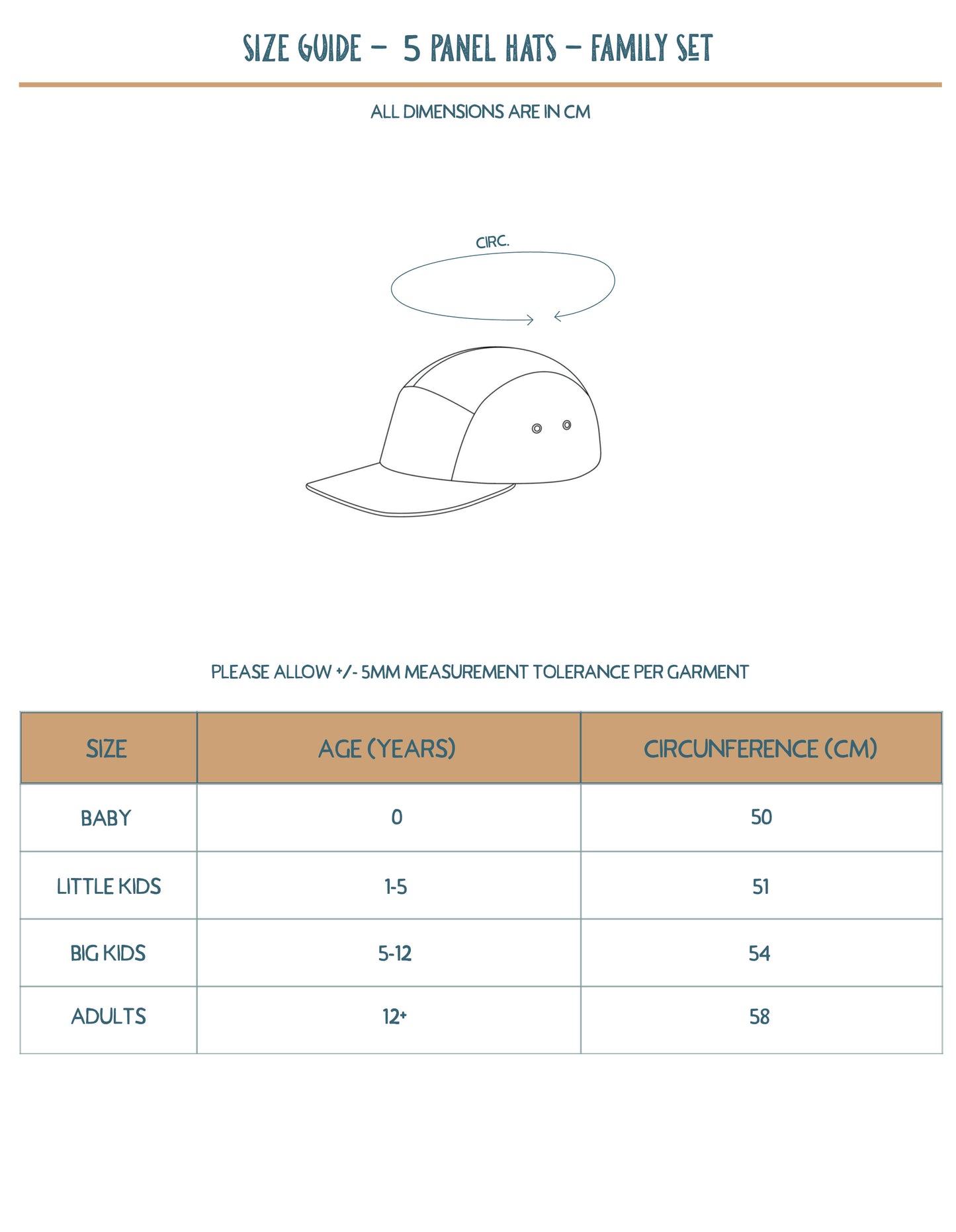 MATCHY MATCHY FAMILY 5 PANELS NYLON HAT - EARTHY BLUE