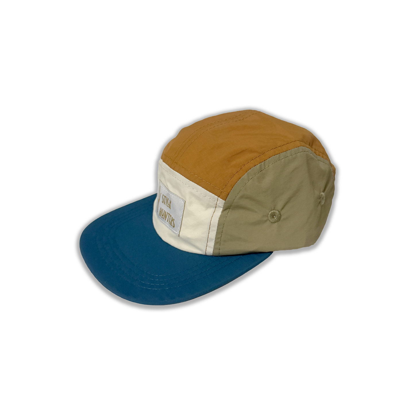 MATCHY MATCHY FAMILY 5 PANELS NYLON HAT - EARTHY BLUE