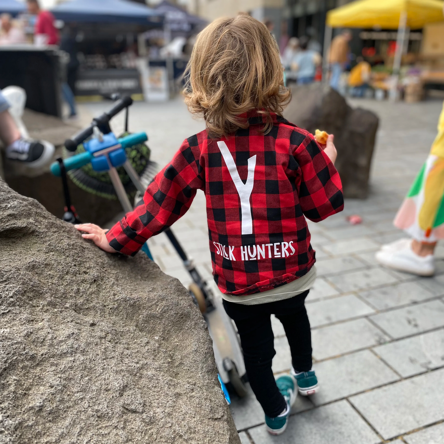 STICK HUNTERS PLAID SHIRT - RED
