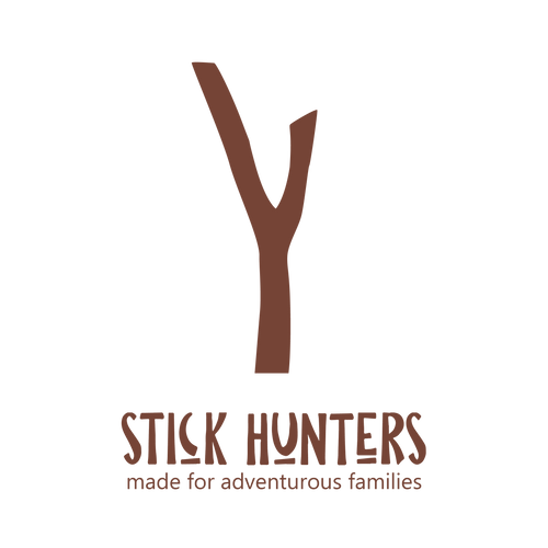 Stick Hunters Logo in Rust